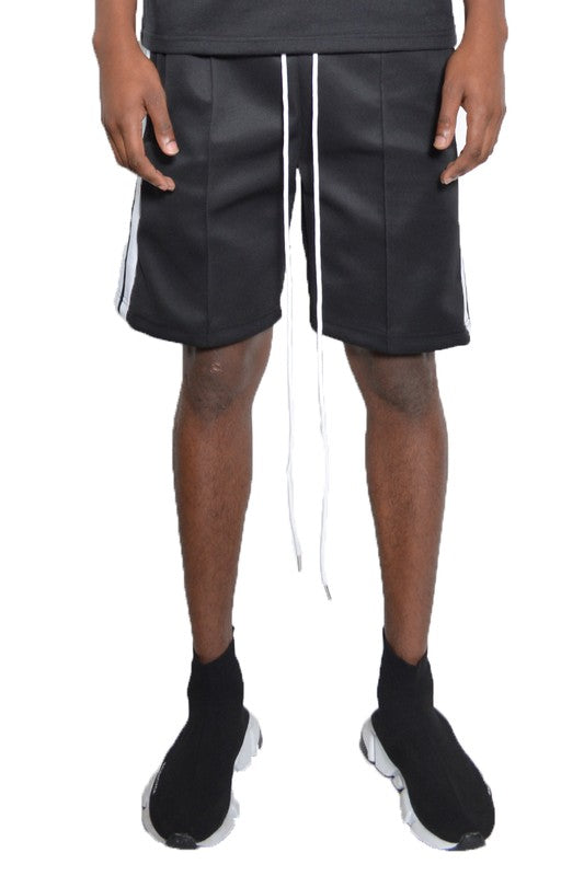 Solid Tape Shorts Above the Knee Sweat Short - bertofonsi