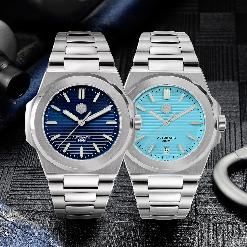 San Martin 42mm Top Band Men Diving Watch Fashion Classic Luxury Automatic Mechanical Watches Sapphire Waterproof 200m Relogio - bertofonsi