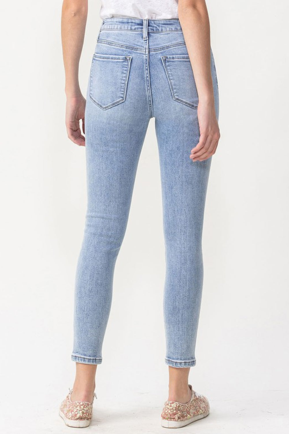 Lovervet Full Size Talia High Rise Crop Skinny Jeans - bertofonsi