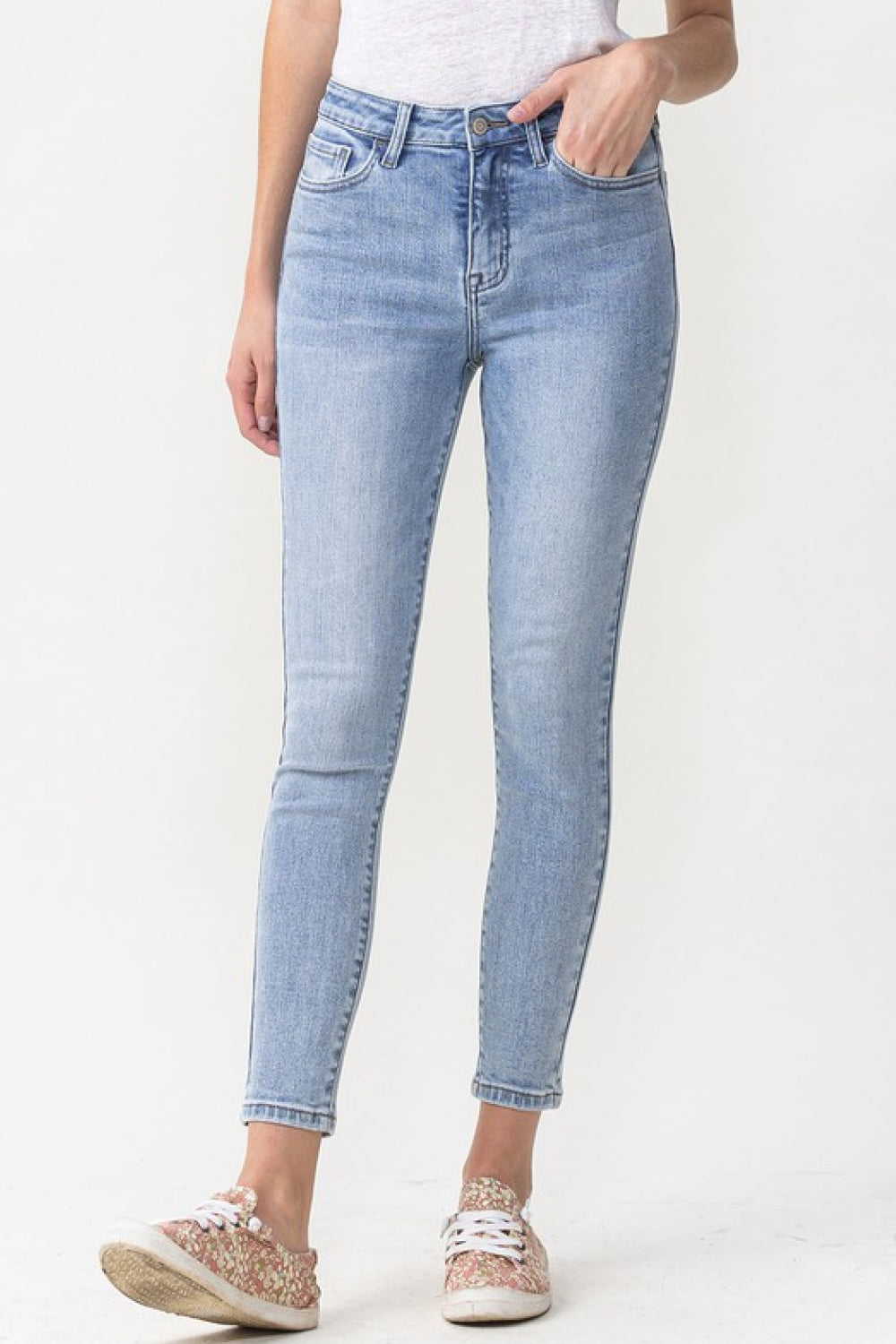 Lovervet Full Size Talia High Rise Crop Skinny Jeans - bertofonsi