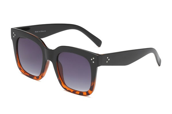 Unisex Square Flat Top Fashion Sunglasses - bertofonsi