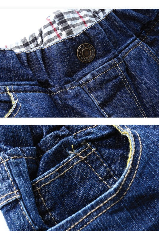 Front and Back Washed Jeans - bertofonsi