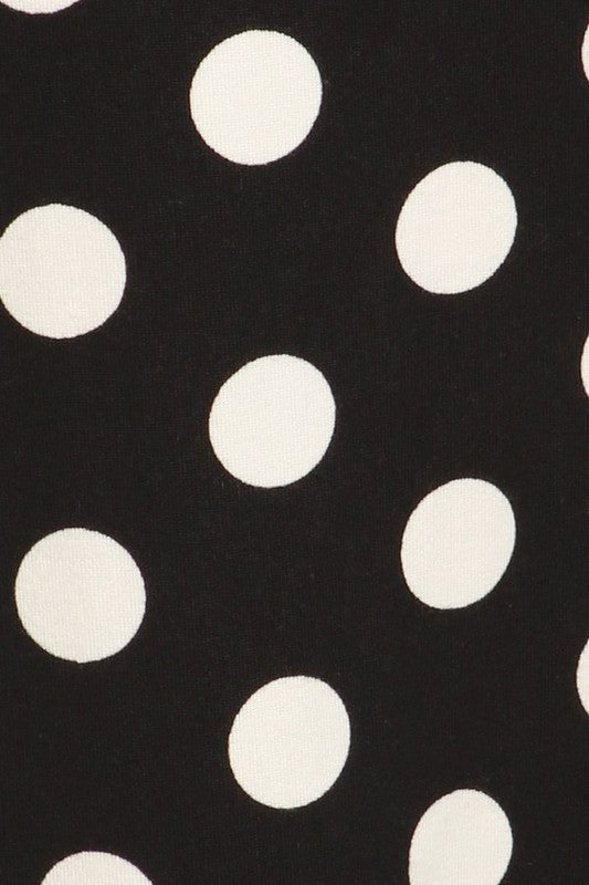 Polka dot maxi length skirt - bertofonsi