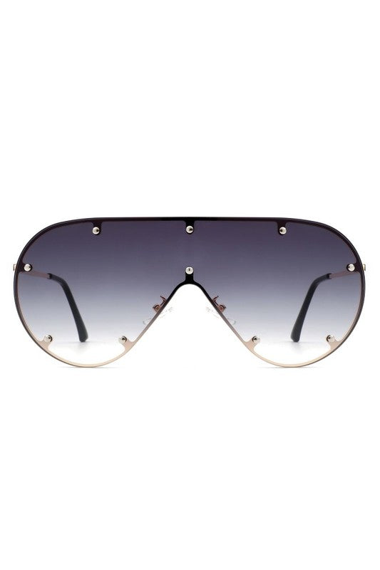 Retro Oversize Aviator Fashion Sunglasses - bertofonsi