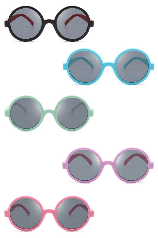 Children Circle Round Kids Polarized Sunglasses - bertofonsi
