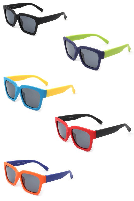 Kids Classic Retro Children Polarized Sunglasses - bertofonsi