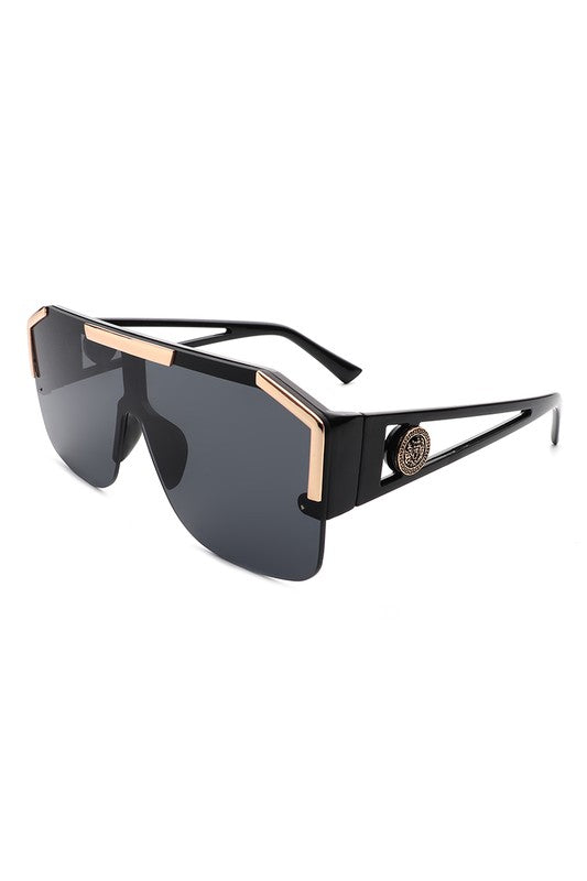 Square Oversize Retro Fashion Sunglasses - bertofonsi