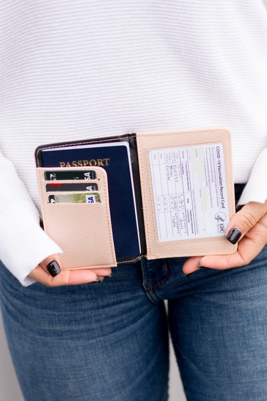 Passport and Vaccine Credit Card Wallet - bertofonsi