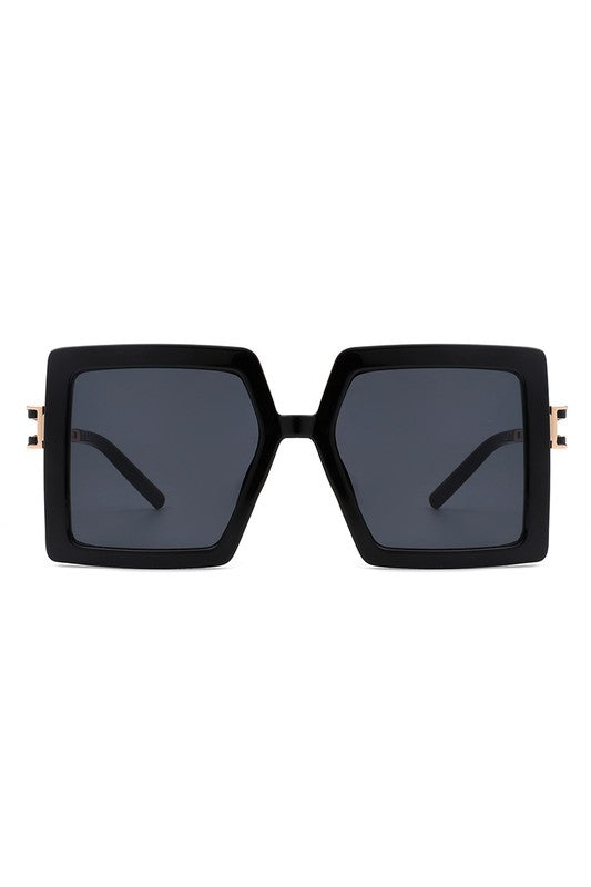 Square  Oversize Large Flat Top Fashion Sunglasses - bertofonsi