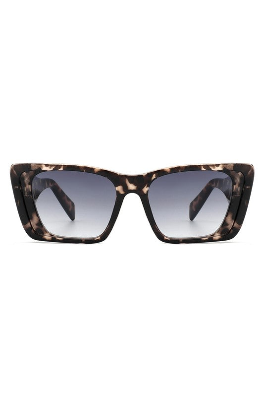 Square Retro Oversize Fashion Cat Eye Sunglasses - bertofonsi