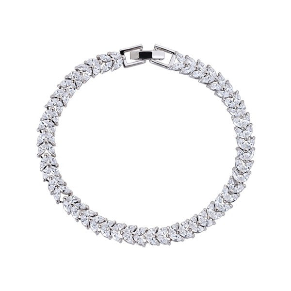 Tennis Bracelet for Women with White Diamond - bertofonsi