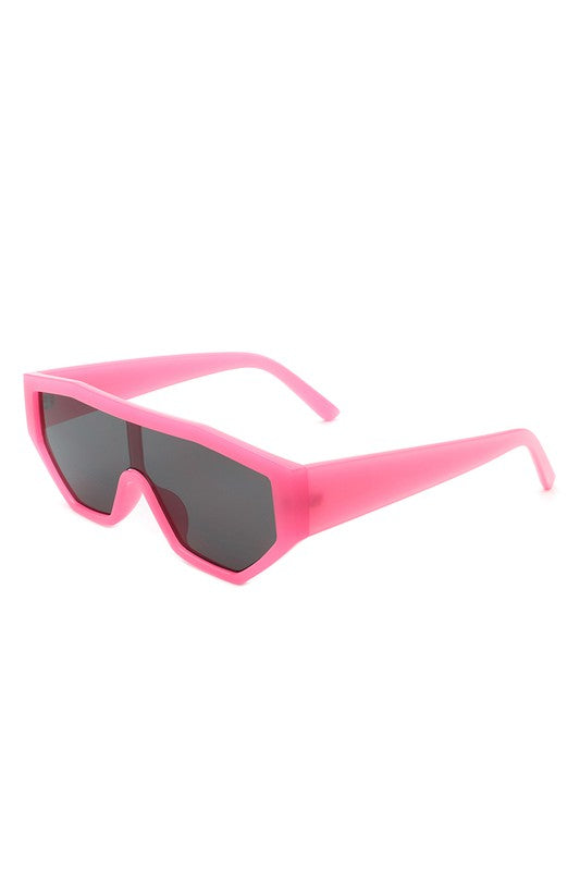 Geometric Square Futuristic Fashion Sunglasses - bertofonsi