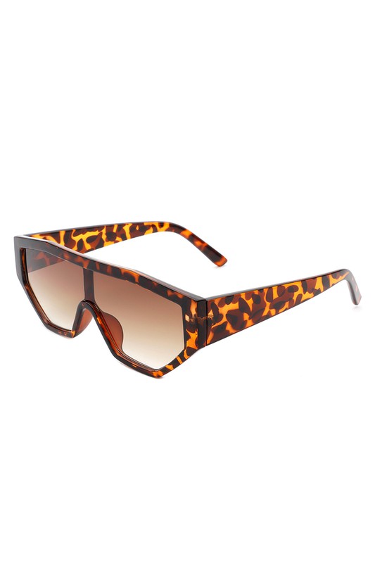 Geometric Square Futuristic Fashion Sunglasses - bertofonsi