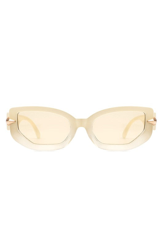 Rectangle Chic Fashion Cat Eye Sunglasses - bertofonsi