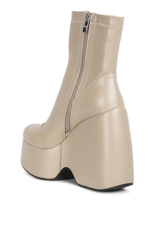PURNELL High Platform Ankle Boots - bertofonsi