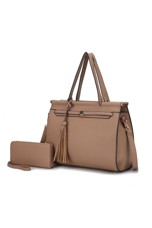 MKF Collection Shelby Satchel with Wallet by Mia K - bertofonsi