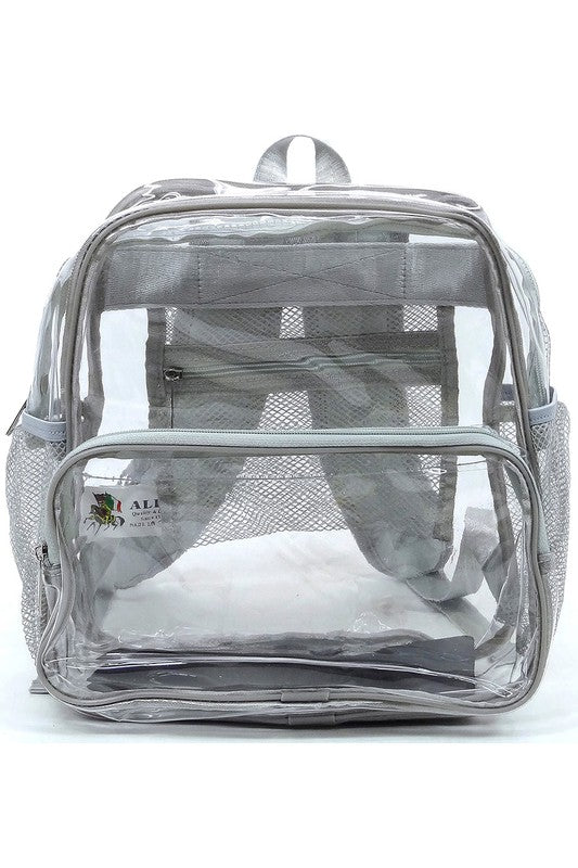 See Thru Clear Bag Backpack School Bag - bertofonsi