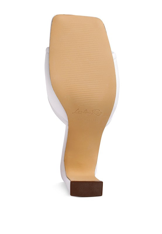 Celine Quilted Block Heeled Sandals - bertofonsi