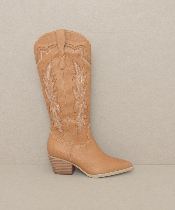 OASIS SOCIETY Ainsley - Embroidered Cowboy Boot - bertofonsi
