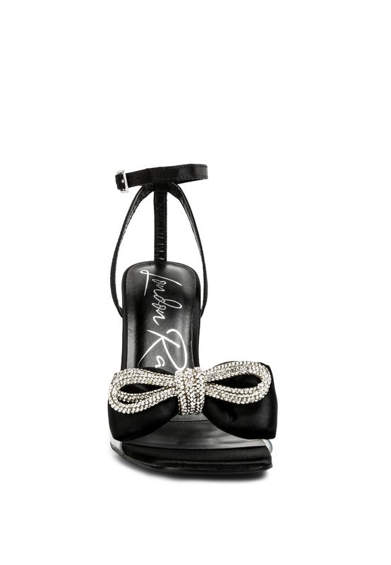 Etherium Bow With Heeled Sandals - bertofonsi