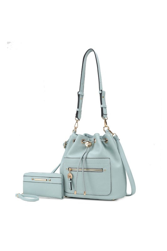 MKF Larissa Bucket Handbag with Wallet by Mia K - bertofonsi