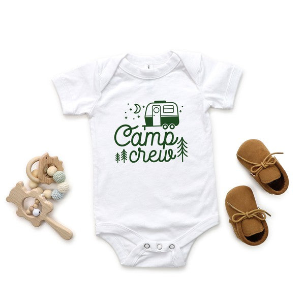 Camp Crew Camper Baby Onesie - bertofonsi