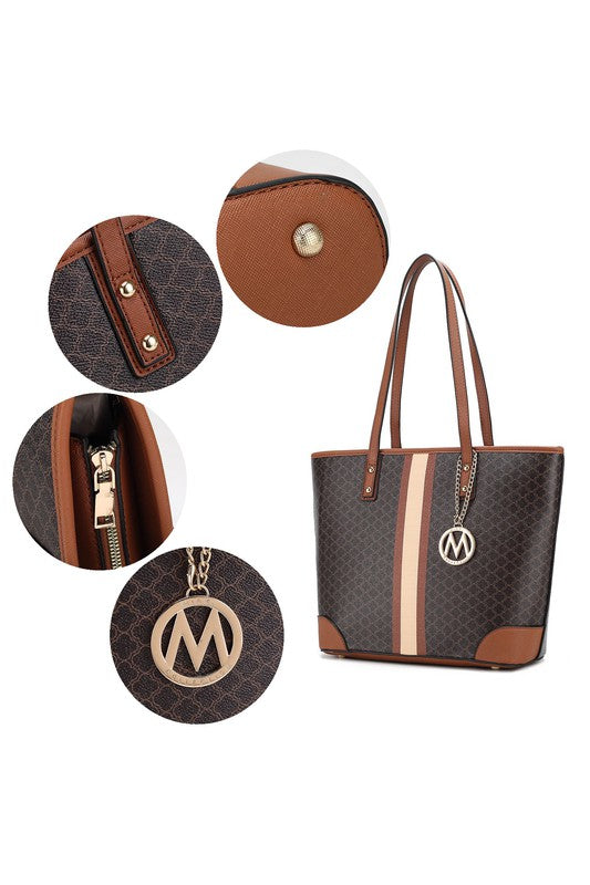 MKF Collection Arya Tote Bag With Wristlet Mia K - bertofonsi