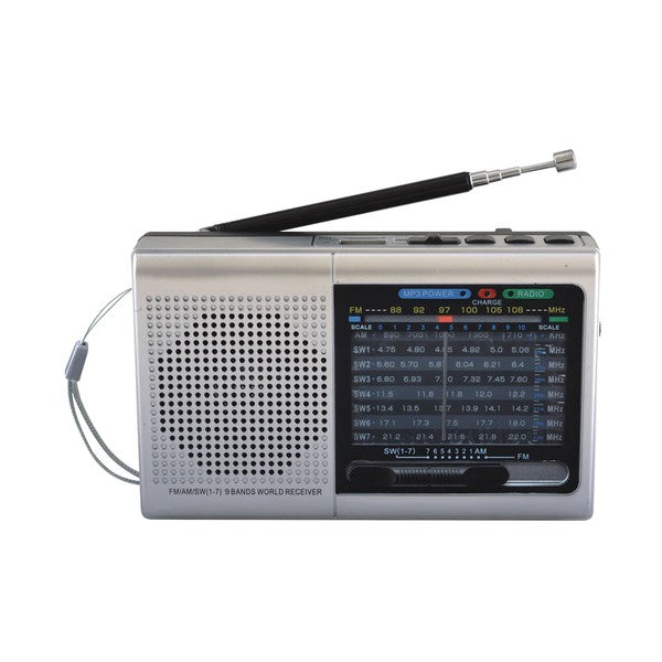 Supersonic 9 Band Radio With Bluetooth - bertofonsi