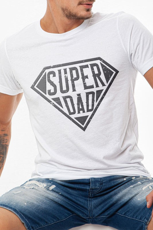 Super Dad, Father's Day Graphic Tee - bertofonsi