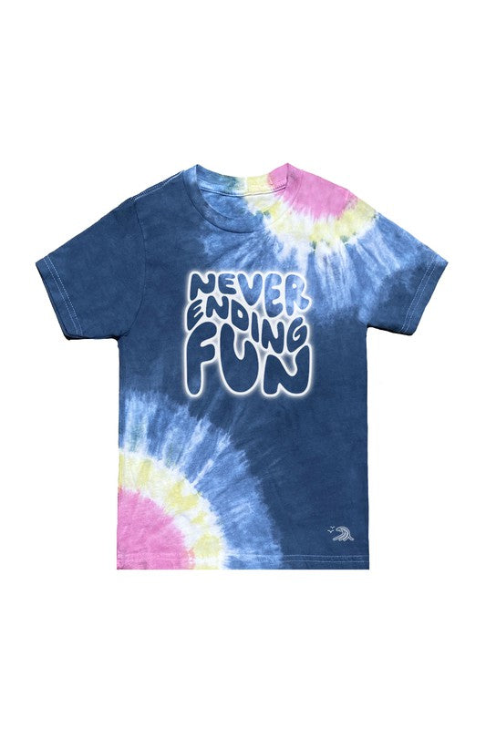 Kids Fun Tie Dye T-shirt- Unisex - bertofonsi
