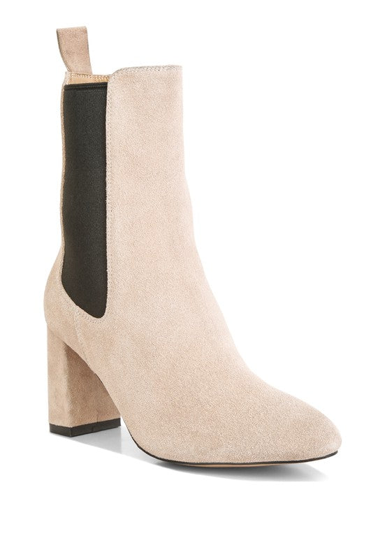 Gaven Suede High Ankle Chelsea Boots - bertofonsi