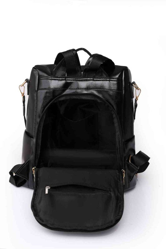 Marcy Zipper Pocket Backpack - bertofonsi