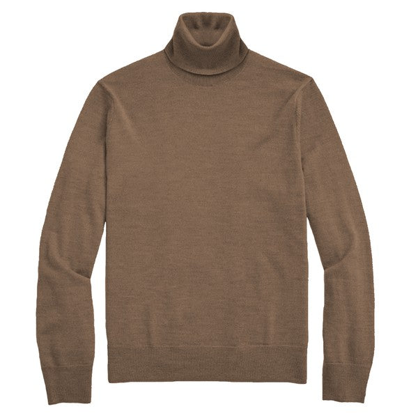 Weiv Mens Solid Turtleneck Sweater - bertofonsi