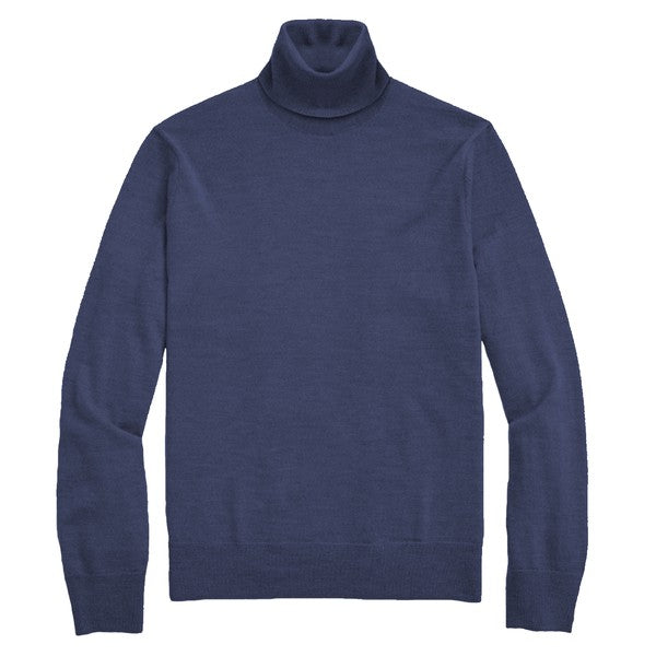 Weiv Mens Solid Turtleneck Sweater - bertofonsi