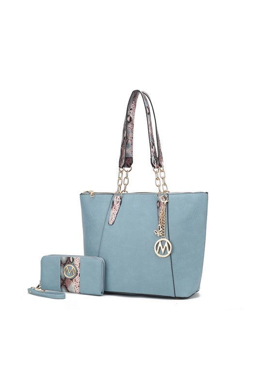MKF Collection Ximena Tote Bag with Wallet by Mia - bertofonsi