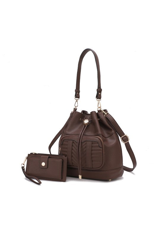 MKF Collection Ryder Shoulder Bag and Wallet Mia - bertofonsi