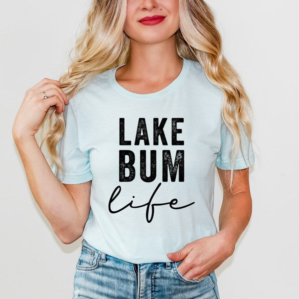 Lake Bum Life Short Sleeve Graphic Tee - bertofonsi