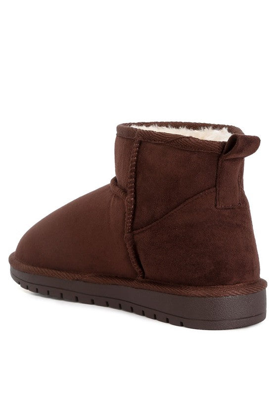 Vesper High Ankle Flat Winter Boots - bertofonsi