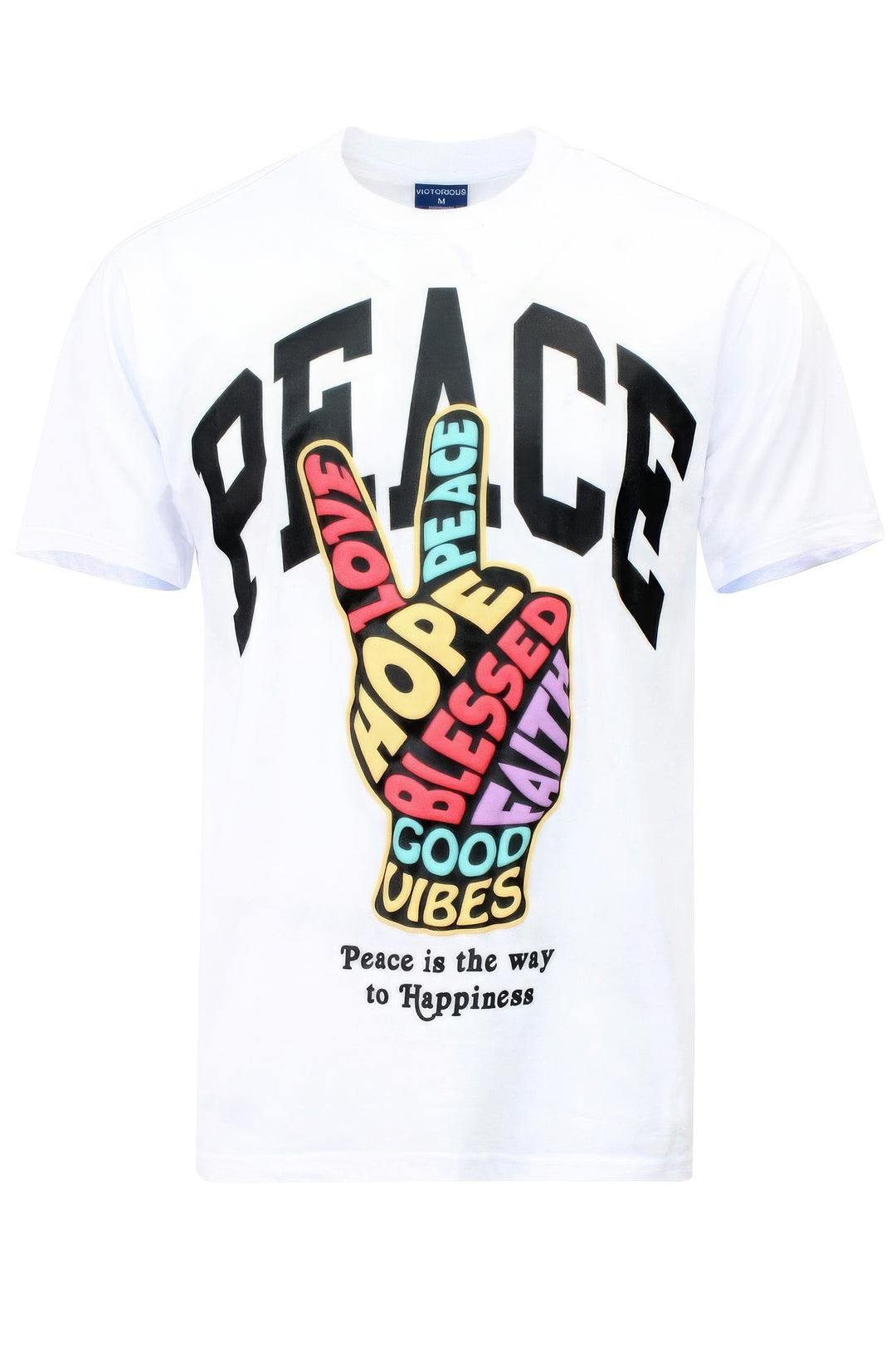 Peace Hand Sign T-shirts - bertofonsi