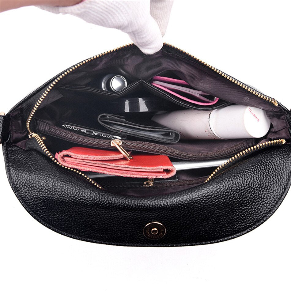 Leather Luxury Women Handbags Designer Messenger Bag Small Ladies Shoulder Hand Crossbody Bags For Women 2020 bolsas de mujer - bertofonsi