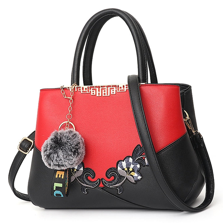 Embroidered Messenger Bags Women Leather Handbags Bags for Women 2021 Sac a Main Ladies Hand Bag Female Hand bag new - bertofonsi