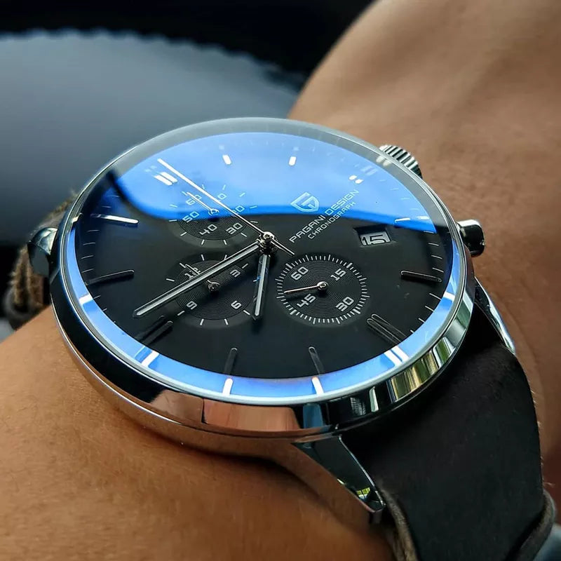 2023 New PAGANI DESIGN Brand Luxury Watches For Men Automatic Date Watch Waterproof Chronograph VK67 Movement Relogio Masculino - bertofonsi