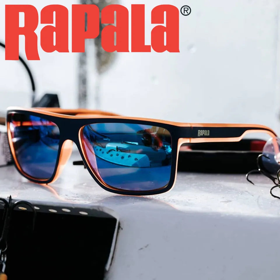 RAPALA 100% Polarized Fishing Glasses Outsports Sunglasses UV protection Anti-blue Light Clearly Vision Fishing Cycling Hiking - bertofonsi