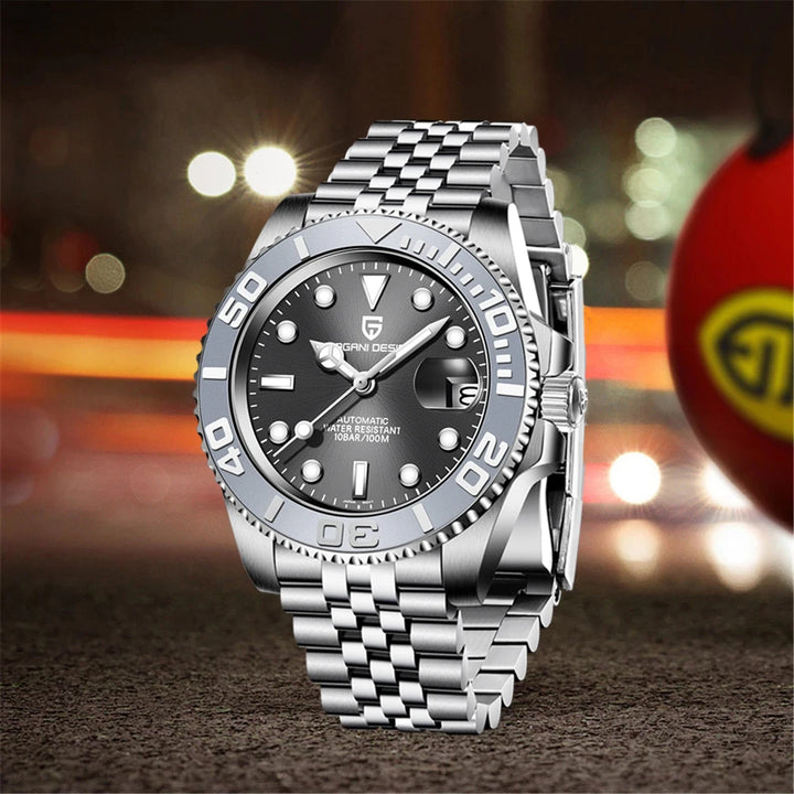 PAGANI DESIGN New Men Mechanical Wristwatches Sports Waterproof Watch for Men Sapphire Glass Automatic Watch Relogio Masculino - bertofonsi