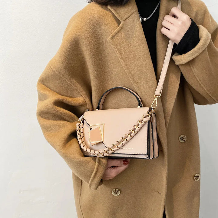 2021 New Chain Women Handbags Pu Leather Designer Shoulder Crossbody Bag And Purses Fashion Brand Women's Messenger Bag Hand Bag - bertofonsi