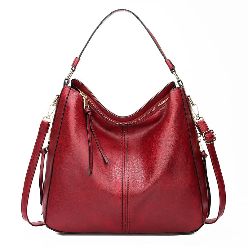 DIDABEAR Hobo Bag Leather Women Handbags Female Leisure Shoulder Bags Fashion Purses Vintage Bolsas Large Capacity Tote bag - bertofonsi