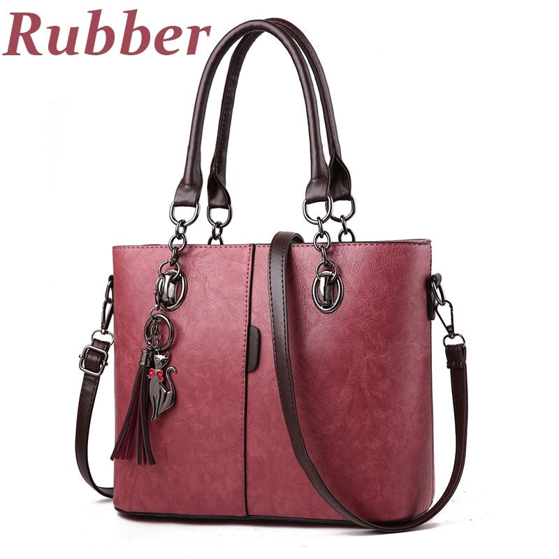 Luxury Handbags Women Bags Designer Big Crossbody bags For Women 2022 Solid Shoulder Bag Leather Handbag sac bolsa feminina - bertofonsi