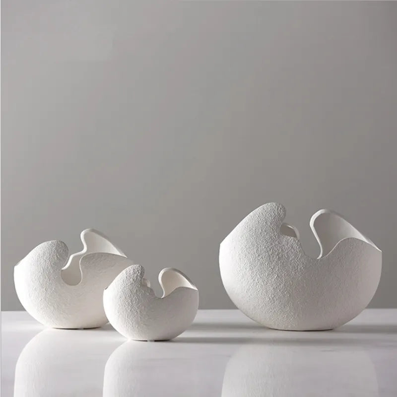 Direct Selling Chinese Jingdezhen Porcelain Vase Creativity Modern Style White Ceramic Vases for Wedding Home Decoration Gift 5 - bertofonsi