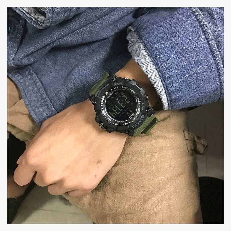 SMAEL Sport Watch Men Top Luxury Brand Military 50M Waterproof Wristwatch Clock Men's LED Digital Watches Relogio Masculino - bertofonsi