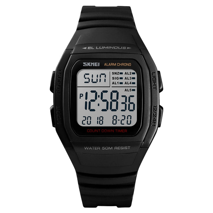 SKMEI Fashion Men Watches Waterproof Sports Digital LED Alarm Chrono Electronic Clock Man Student Wristwatch Relogio Masculino - bertofonsi